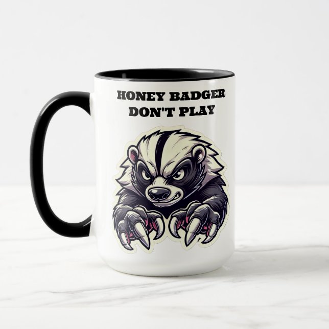 Honey Badger spielt nicht Tasse (Links)