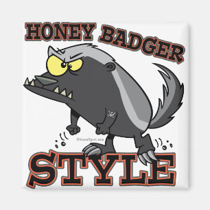 HONEY BADGER STILE MAGNET