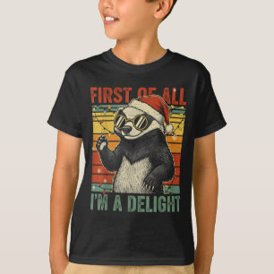 Honey Badger Weihnachten Zuerst Bin Ich Ein Vergnü T-Shirt