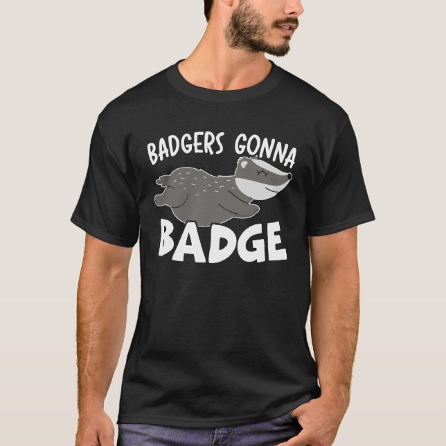 Honey Badger  Wildlife Animal Ratel  17 T-Shirt (Vorderseite)