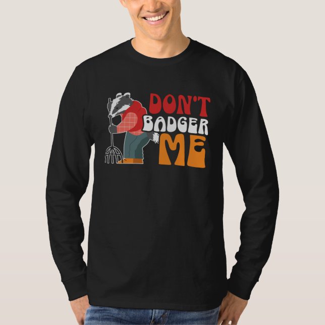 Honey Badger  Wildlife Animal Ratel T-Shirt (Vorderseite)