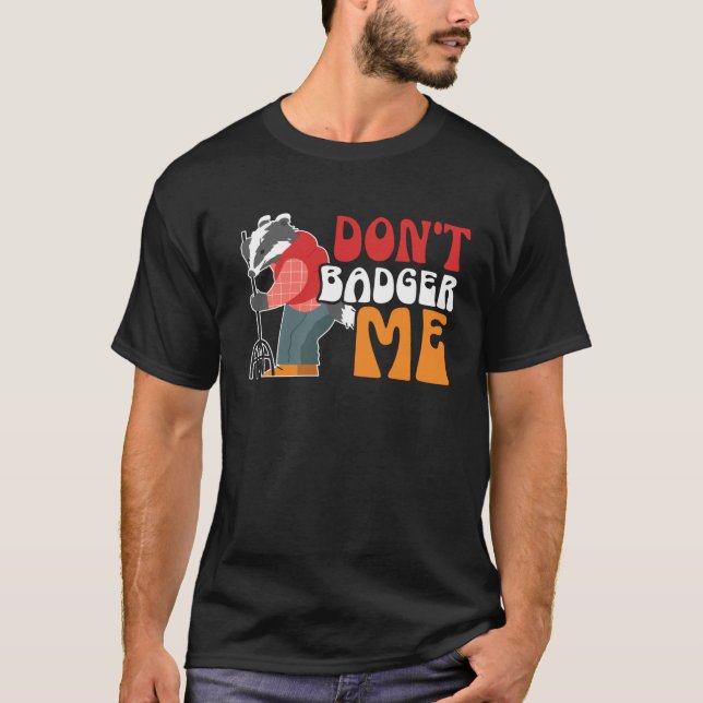 Honey Badger  Wildlife Animal Ratel T-Shirt (Vorderseite)