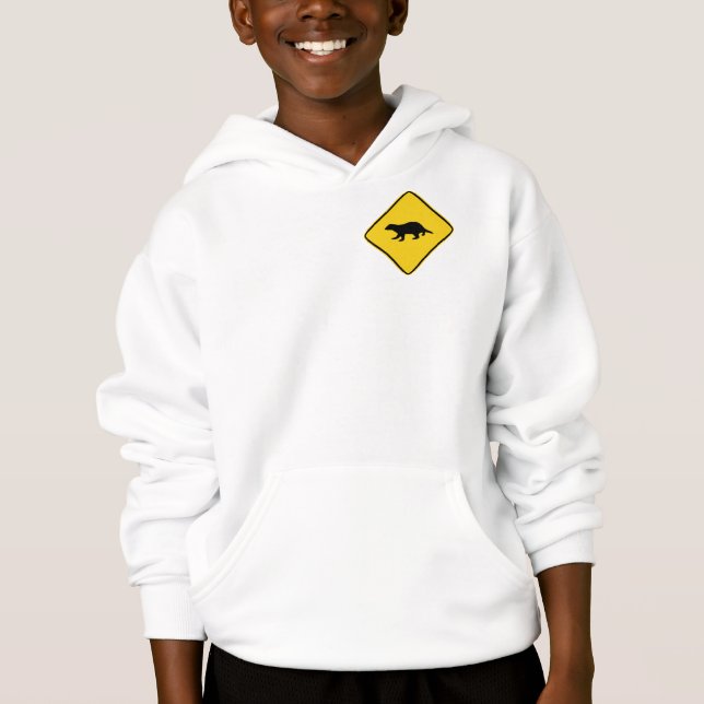 Honey Badger XING Hoodie (Vorderseite)