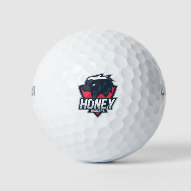 Honey Badgers Golfball (Vorderseite)