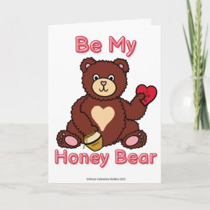 Honey Bear Carte Saint-Valentin