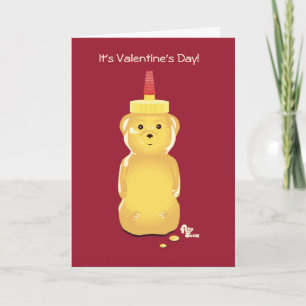 Honey Bear Carte Saint-Valentin