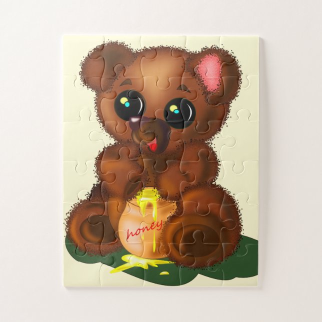 Honey Bear Jigsaw Puzzle (Vertikal)