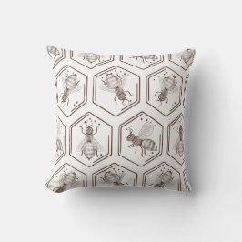 Honey Bee Baby Blanket Throw Kissen