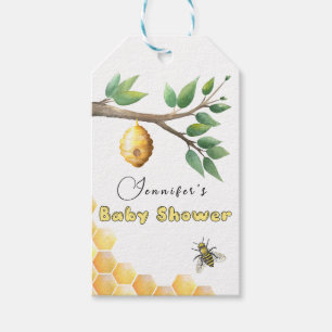 Honey Bee Baby Shower Geschenkanhänger