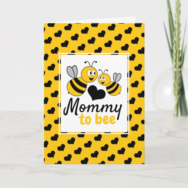 Honey Bee, Baby shower Invitation (Devant)