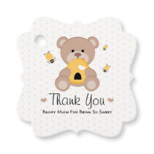Honey Bee Bear Merci Favoriser les étiquettes