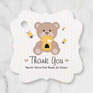 Honey Bee Bear Vielen Dank für Ihre Unterstützung  Geschenkanhänger