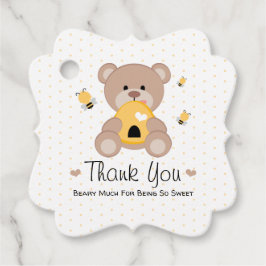 Honey Bee Bear Vielen Dank für Ihre Unterstützung  Geschenkanhänger