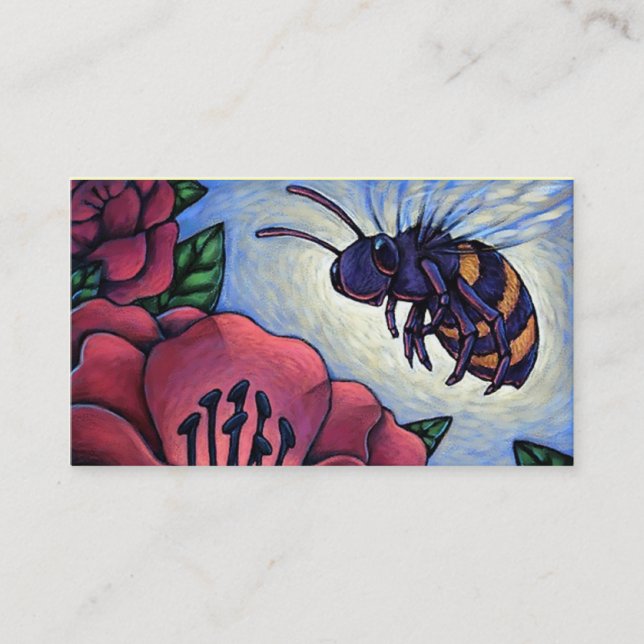 Honey Bee Beekeepers Business Contact Card Product Visitenkarte (Vorderseite)