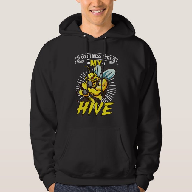 Honey Bee Beekeeping Beekeeper Honeybee Apiary Api Hoodie (Vorderseite)