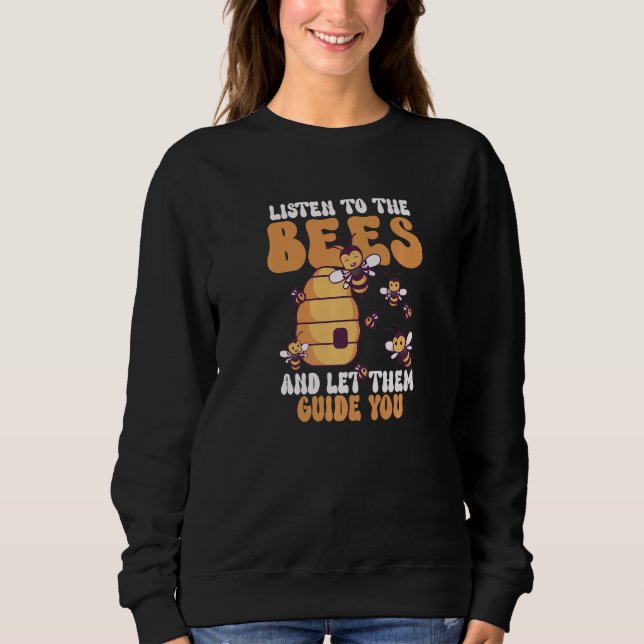 Honey Bee Beekeeping Beekeeper Honeybee Beekeeping Sweatshirt (Vorderseite)