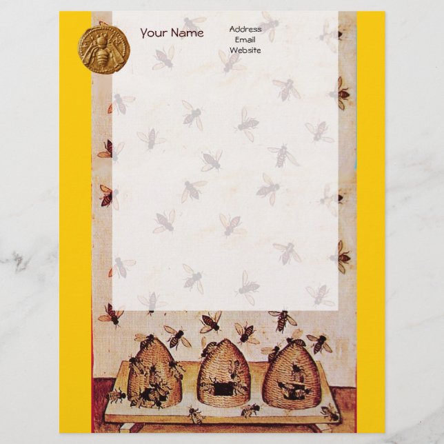 HONEY BEE, BEEKEEPING BRIEFBOGEN (Vorderseite)