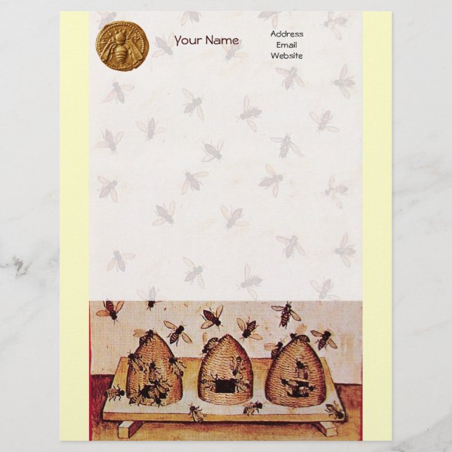 HONEY BEE, BEEKEEPING BRIEFKOPF (Vorderseite)