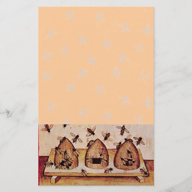 HONEY BEE, BEEKEEPING BRIEFPAPIER (Vorderseite)