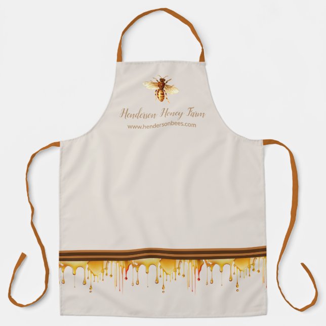 Honey Bee Business Branding Schürze (Vorderseite)