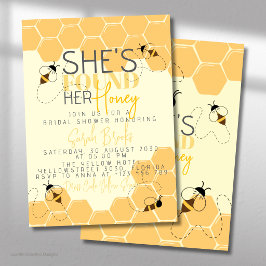 Honey Bee Comb Bridal Dusche Einladung