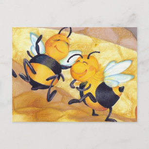 Honey Bee Dance / Carte postale