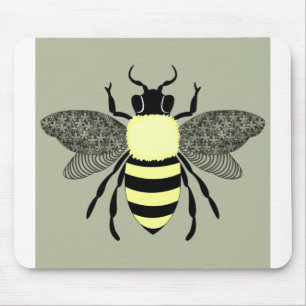 Honey Bee Design Mousepad