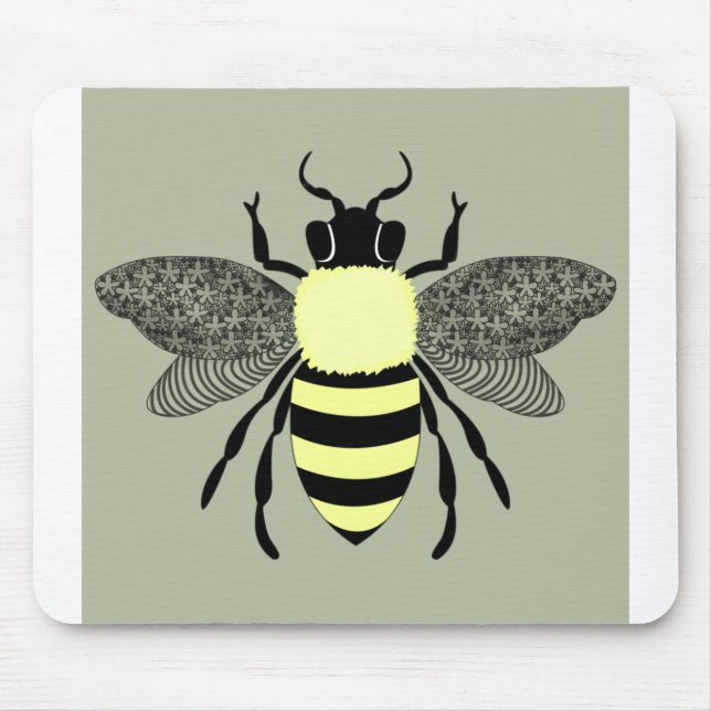 Honey Bee Design Mousepad (Vorne)