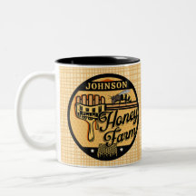 Honey Bee Farm Personalisiert NAME Sweet Beehive