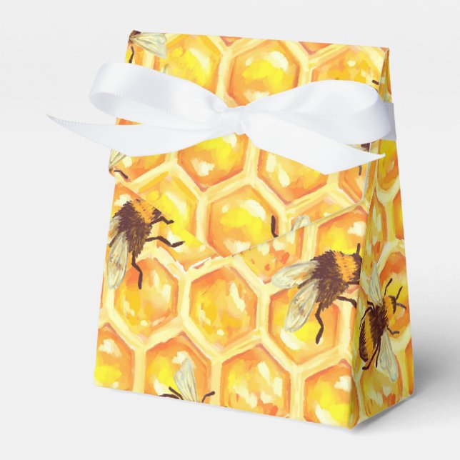 Honey Bee Favor Box Geschenkschachtel (Vorderseite)