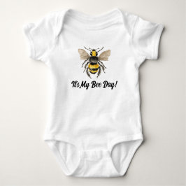 Honey Bee First Birthday Baby One Piece Strampler
