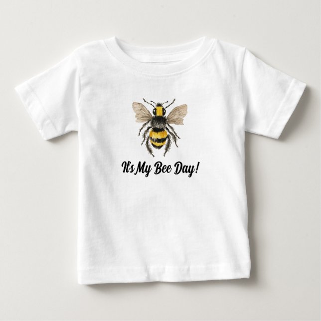Honey Bee First Birthday Tshirt (Vorderseite)