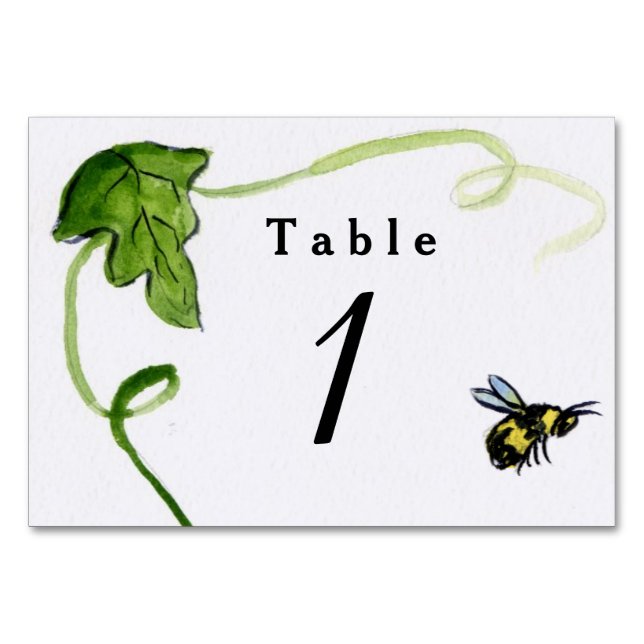 Honey Bee Garden Carte de tableau numérique person (Devant)