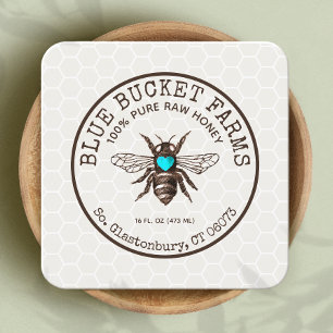 Honey Bee Honeypeb Carré Carte de visite