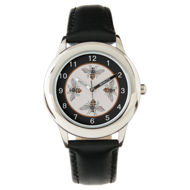 Honey Bee Kids Watch Armbanduhr (Vorderseite)