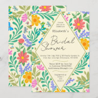 Honey Bee, Ladybug, Butterfly, Dragonfly & Blume