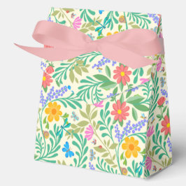 Honey Bee, Ladybug, Butterfly, Dragonfly & Blume Geschenkschachtel