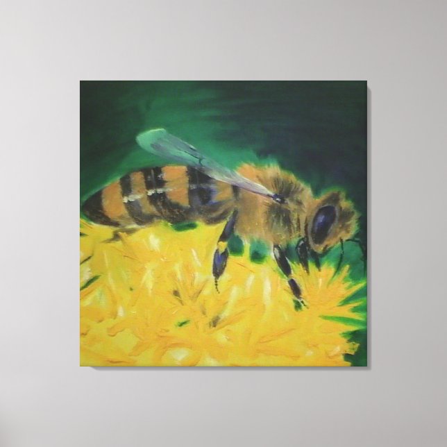 Honey Bee Leinwanddruck (Vorderseite)