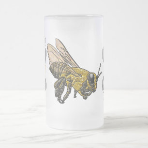 Honey Bee Mattglas Bierglas