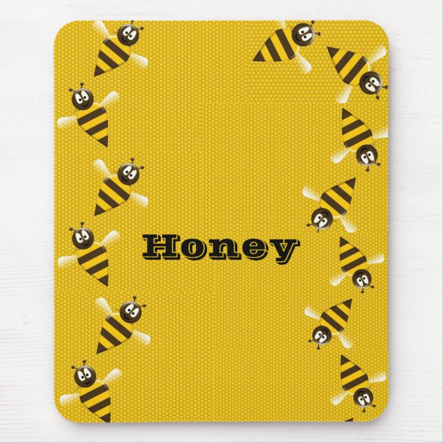 Honey Bee Mouse Pad Mousepad (Vorne)