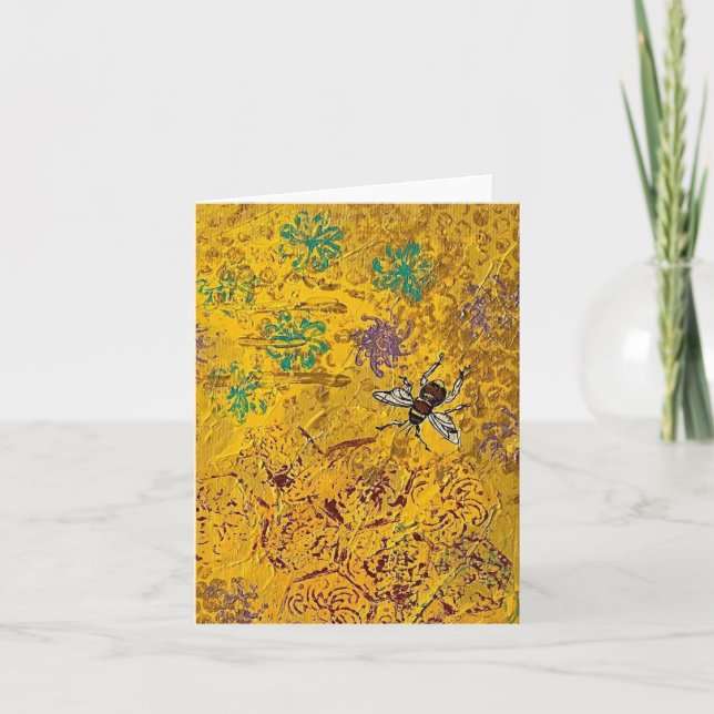 Honey Bee Note Card (Vorderseite)