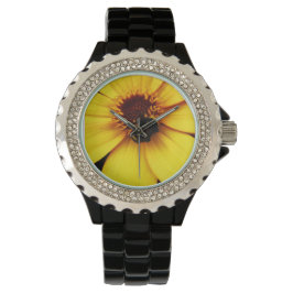Honey bee ON A Yellow bloom    Watch Watch Armbanduhr
