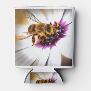 Honey Bee on African Daisy Acrylic Art Dosenkühler