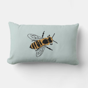 Honey Bee Painting Bee Illustration Throw Kissen