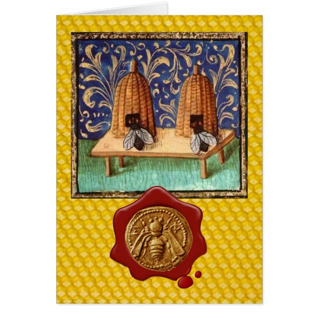 HONEY BEE SCEAU DE CIRE, VENTE D'OEUVRE/apiculture (Devant)