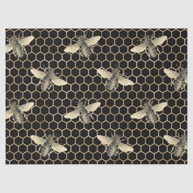 Honey Bee Series Design 8 Tissue Paper Seidenpapier (Vorderseite)