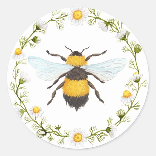 Honey Bee Sticker (Vorderseite)