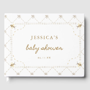 Honey Bee Theme Baby Shower Gästebuch