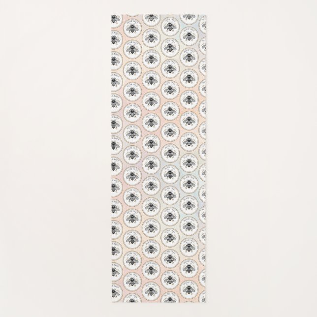 Honey Bee Yogamatte (Vorderseite)