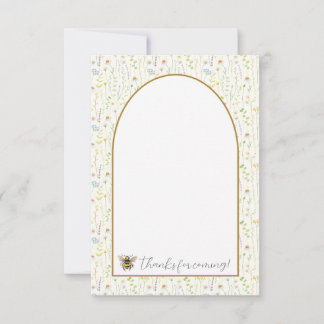 Honey Bee zum ersten Geburtstag Vielen Dank Karten